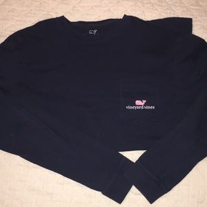 Tops - VINEYARD VINES NAVY LONG SLEEVE TEE Tops - VINEYARD VINES NAVY LONG SLEEVE TEE